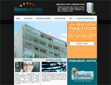 Tablet Screenshot of neuroservices.com.mx